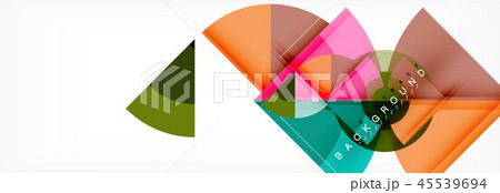 Modern geometric abstract background 45539694