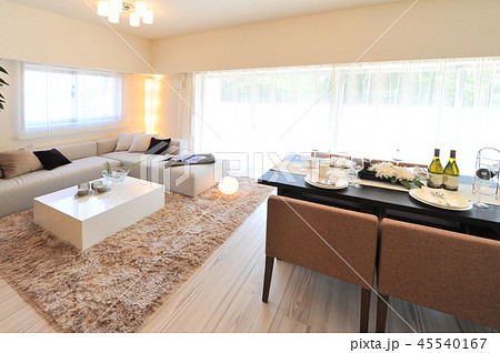 リビングルーム　住宅 45540167