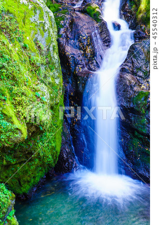梅の木轟の滝の紅葉　【熊本県八代市五家荘】 45540312