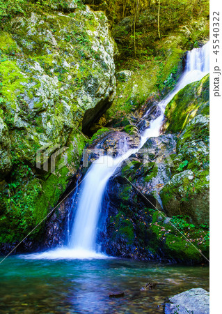梅の木轟の滝の紅葉　【熊本県八代市五家荘】 45540322