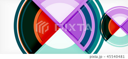 Circle abstract background, geometric modern design template Circle abstract background, geometric modern design template 45540481