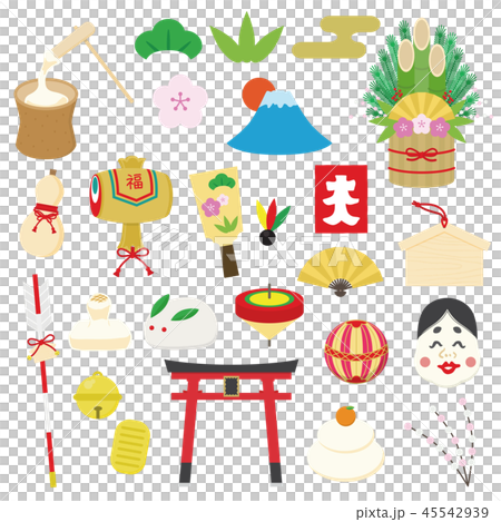 正月アイコン 45542939