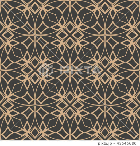Vector damask seamless retro pattern background 45545680