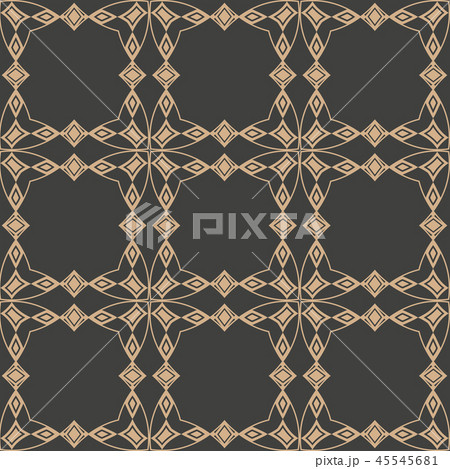 Vector damask seamless retro pattern background 45545681