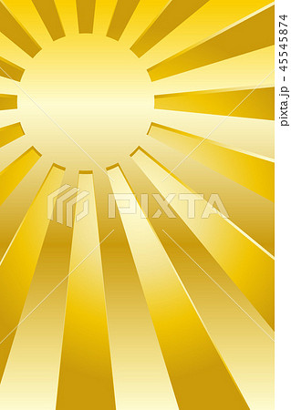 背景素材 太陽 日本 国旗 旭日旗 日の丸 光 放射 集中線 日の出 日の入り 朝日 夕日 初日の出のイラスト素材