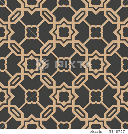 Vector damask seamless retro pattern background 45546797