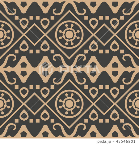 Vector damask seamless retro pattern background Vector damask seamless retro pattern background 45546801