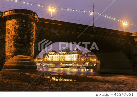 Augustus Bridge on Elbe River 45547651
