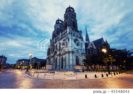 Cathedral in Orleans during the light show 45548043