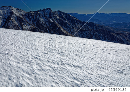 上州武尊山稜線から見る川場尾根と皇海山 45549185