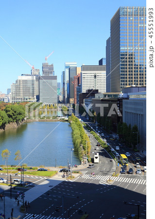 日比谷交差点と丸の内オフィス街 45551993