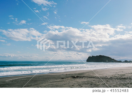 Beach and ocean at cape Chikyu Hokkaido Japan 45552483
