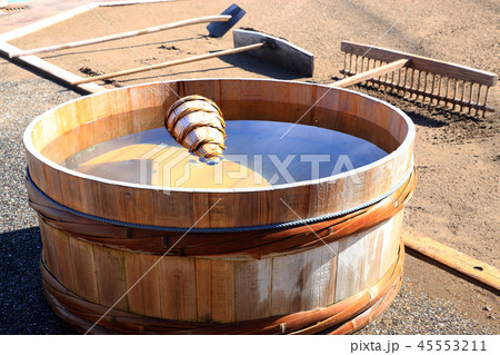 輪島塩 塩田 撮影協力株式会社輪島製塩 輪島塩 塩田 撮影協力株式会社輪島製塩 45553211