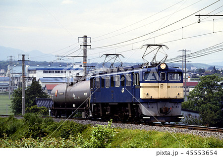 1993年　飯田線を走るED624タンク貨物列車 45553654