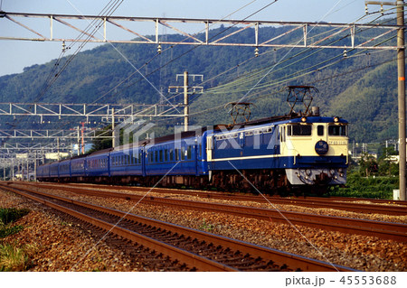 1994年　東海道線を走るEF651116ブルートレイン14系彗星 45553688