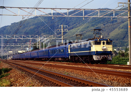 1994年 東海道線を走るEF651135ブルートレイン14系あかつき 1994年 東海道線を走るEF651135ブルートレイン14系あかつき 45553689
