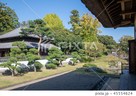 史跡 足利学校 庫裡から孔子廟を望む 史跡 足利学校 庫裡から孔子廟を望む 45554624