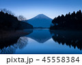 富士山の夜明け 田貫湖にて 45558384