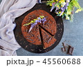 No bake cake, biscuit base with cocolate ganash 45560688