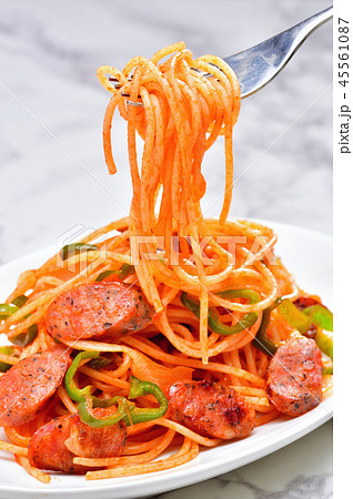 ナポリタンスパゲッティ 45561087