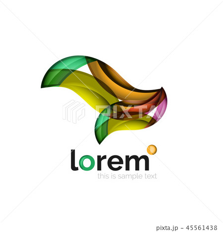 Geometric convergence vector business icon 45561438