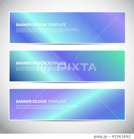 Banners or headers with holographic gradient colorful background 45561692