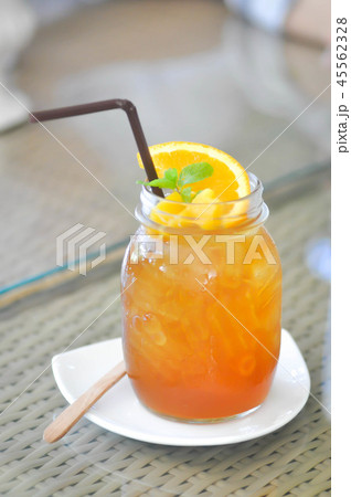 lemon tea or mango tea 45562328