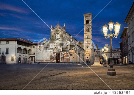 Prato, Italy. Piazza del Duomo and Cathedral Prato, Italy. Piazza del Duomo and Cathedral 45562494