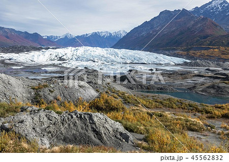 氷河の氷　Matanuska Glacier in alaska 45562832