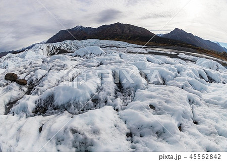 氷河の氷　Matanuska Glacier in alaska 45562842