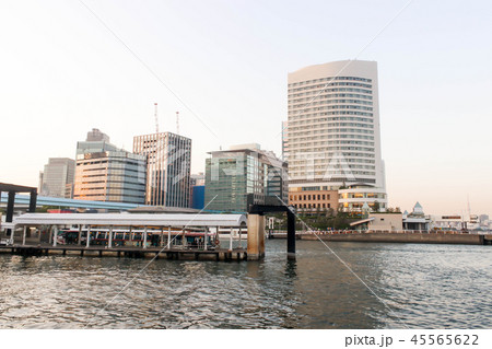View of harbour at sumida river viewpoint in tokyo 45565622