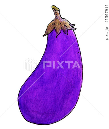 茄子 千両茄子 のイラスト素材