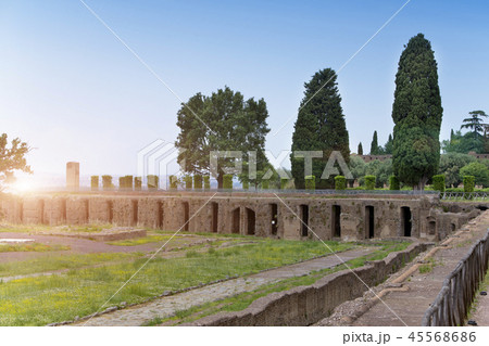 Hadrian's Villa( Adriana villa, 2nd century AD) in Hadrian's Villa( Adriana villa, 2nd century AD) in 45568686