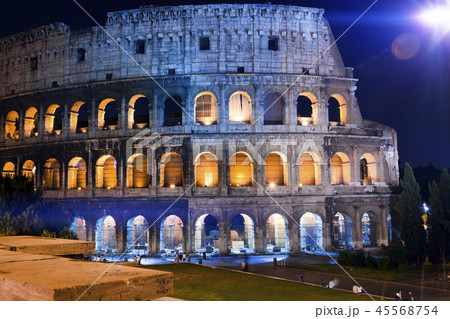 Italy. Rome. The night Collosseo 45568754