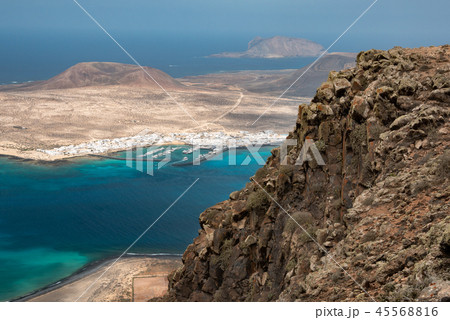 view of the port of fuerteventura island 45568816