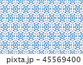 hexagon abstract blue snowflakes 45569400