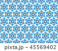 Sixty abstract blue snowflakes 45569402