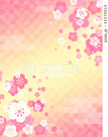 和の背景(タテ)-梅 和の背景(タテ)-梅 45570014