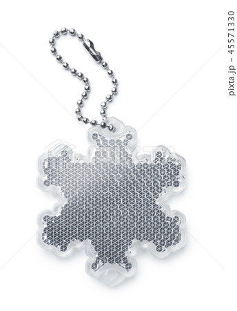 White snowflake safety reflector White snowflake safety reflector 45571330