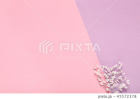 pearl necklace on a blue and pink background 45572378