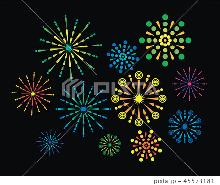 vector fireworks 45573181