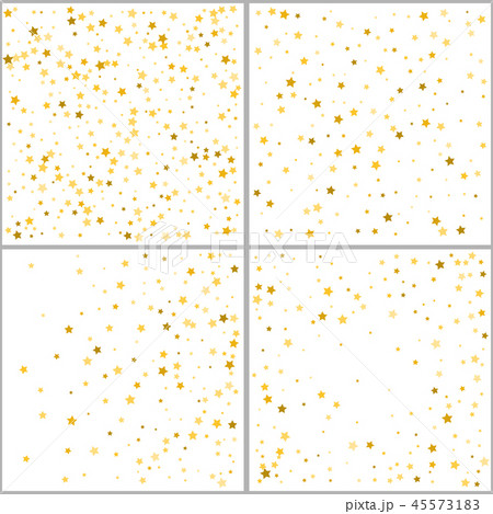 Gold stars. Confetti celebration, Falling golden stars, abstract 45573183