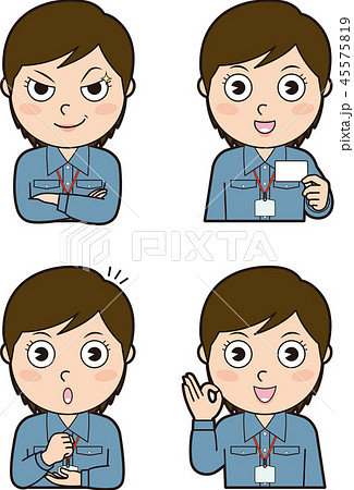 女性ガス検針員6 女性ガス検針員6 45575819