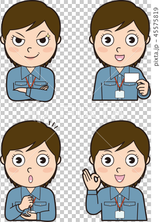 女性ガス検針員6 女性ガス検針員6 45575819