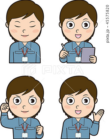 女性ガス検針員7 女性ガス検針員7 45575820