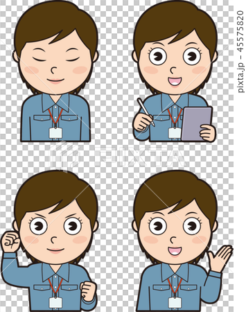 女性ガス検針員7 女性ガス検針員7 45575820