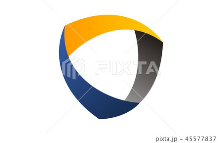 Dynamic Shield Logo Design Template Vector 45577837