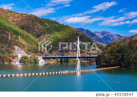 (神奈川県)丹沢湖 永歳橋 秋 (神奈川県)丹沢湖 永歳橋 秋 45578547