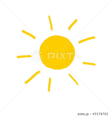 太陽 お日様のイラスト素材