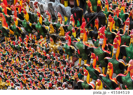 Chicken or Bunny doll at Wat Huay Mongkol Hua Hin Chicken or Bunny doll at Wat Huay Mongkol Hua Hin 45584519